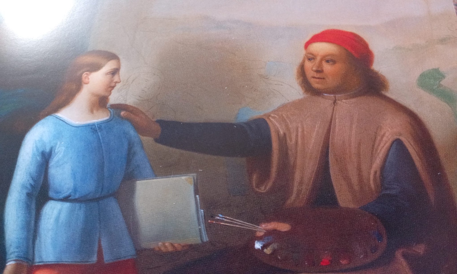 Perugino e Raffaello in bottega