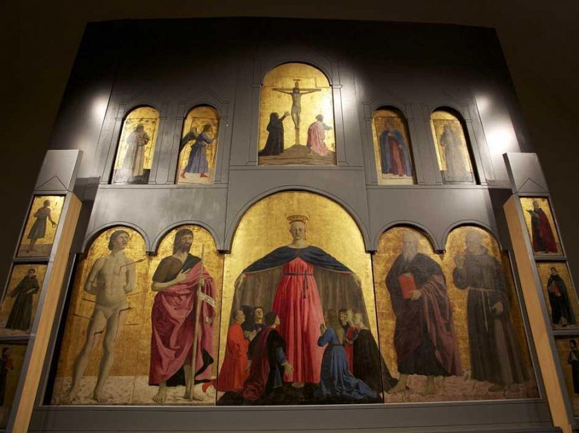 Piero della Francesca, Burri e i “sipari” aperti sulla vita