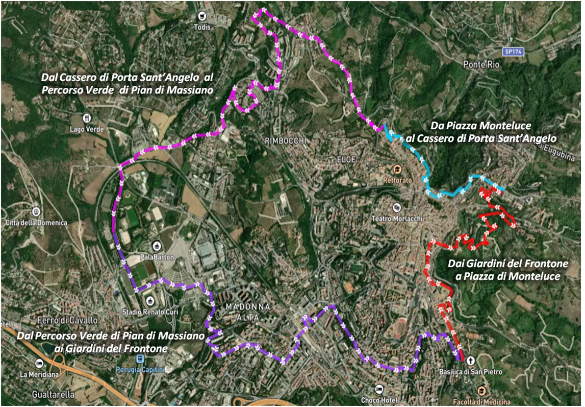 Mobilità dolce: un progetto di “cintura verde” per Perugia