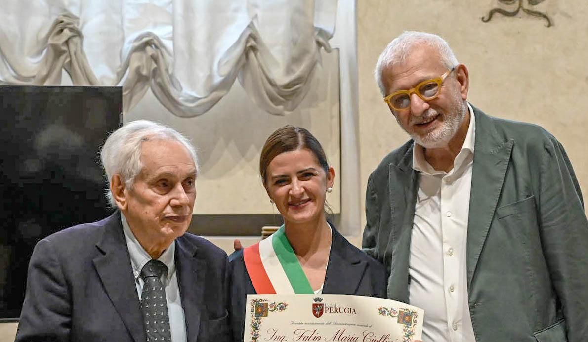Baiocco d’oro a Ciuffini: Perugia omaggia il pioniere della mobilità alternativa
